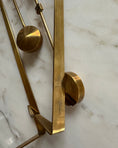Load image into Gallery viewer, Pierre Forsell Brass Wall Candle Holders for Skultuna