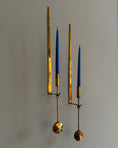 Load image into Gallery viewer, Pierre Forsell Brass Wall Candle Holders for Skultuna