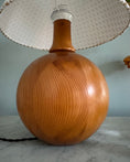 Load image into Gallery viewer, Large Wooden Table Lamp with Shade