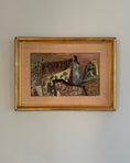 Load image into Gallery viewer, Mid-century Abstract Oil Painting