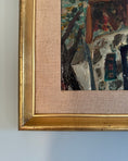 Load image into Gallery viewer, Mid-century Abstract Oil Painting