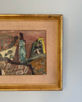 Load image into Gallery viewer, Mid-century Abstract Oil Painting