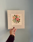 Load image into Gallery viewer, Set of Three Hand-Embroidered Flowers