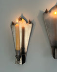 Load image into Gallery viewer, Pair of Pewter Wall Sconces