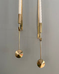 Load image into Gallery viewer, Brass wall sconces - Pierre Forsell for Skultuna