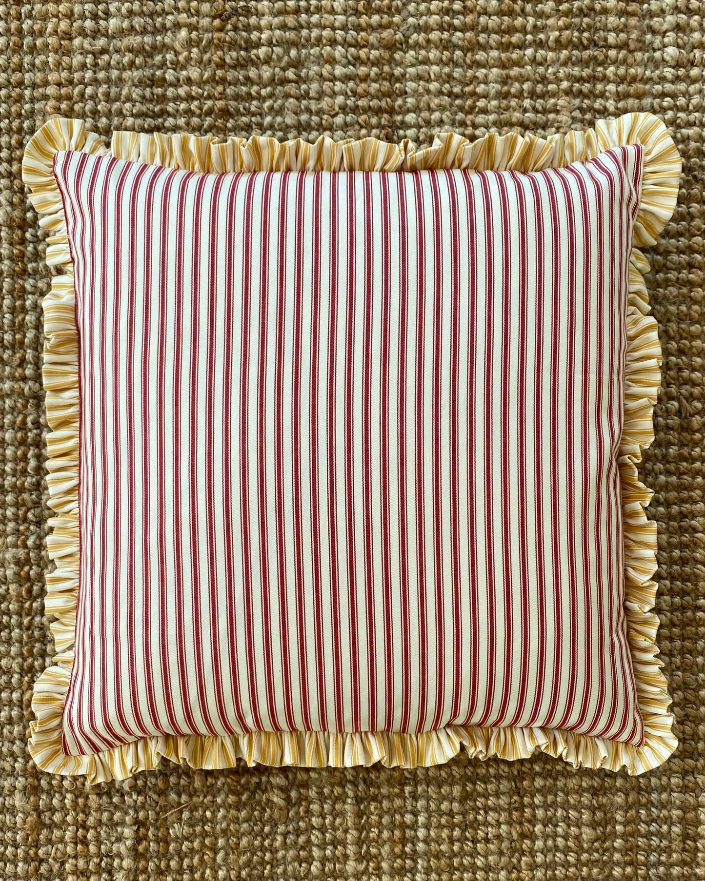 Yellow Stripes + Matching & Reverse Frill