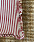 Load image into Gallery viewer, Red and White Stripes + Matching Frill