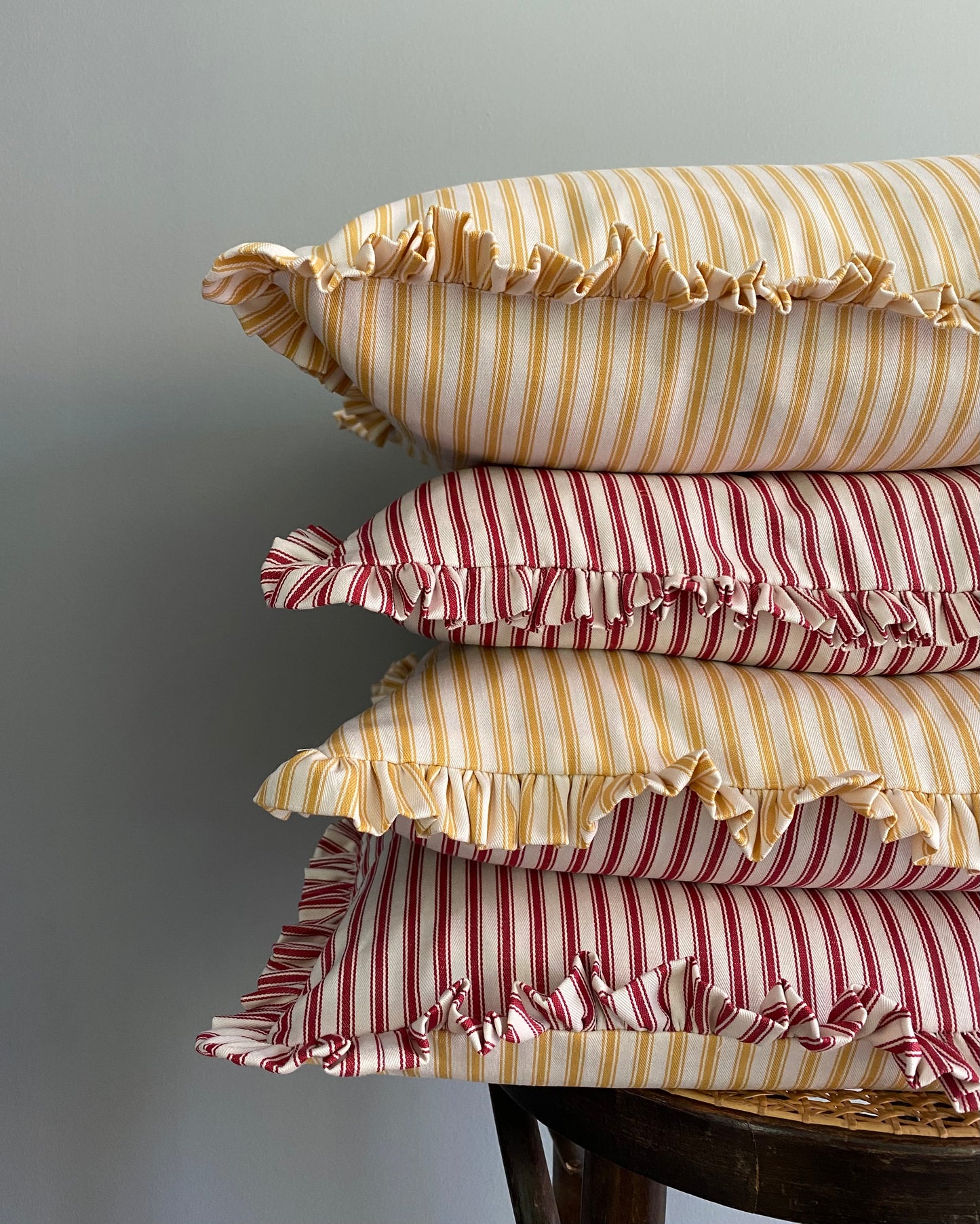 Yellow and White Stripes + Matching Frill