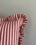 Load image into Gallery viewer, Red Stripes + Matching & Reverse Frill