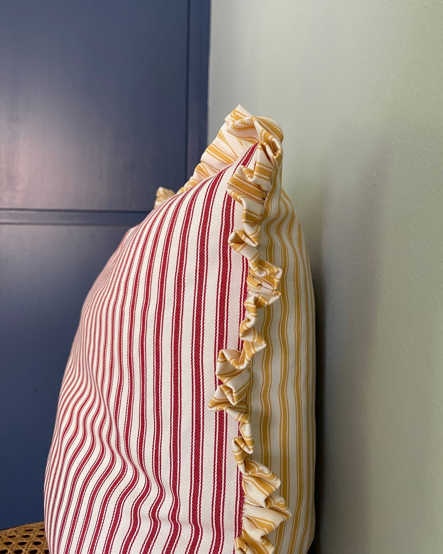 Yellow Stripes + Matching & Reverse Frill