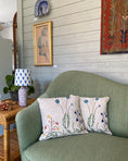 Load image into Gallery viewer, Two hand embroidered cushions