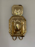 Load image into Gallery viewer, Large brass wall sconce