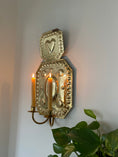 Load image into Gallery viewer, Large brass wall sconce