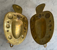 Load image into Gallery viewer, Pair of brass wall sconces