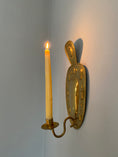 Load image into Gallery viewer, Pair of brass wall sconces