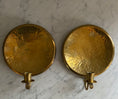 Load image into Gallery viewer, Pair of brass wall sconces