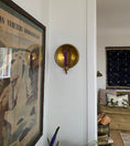 Load image into Gallery viewer, Pair of brass wall sconces