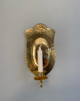 Load image into Gallery viewer, Pair of brass wall sconces