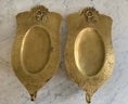 Load image into Gallery viewer, Pair of brass wall sconces