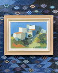 Load image into Gallery viewer, Framed Oil Painting, "Southern village" by Stig Wernheden