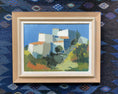 Load image into Gallery viewer, Framed Oil Painting, "Southern village" by Stig Wernheden