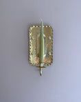 Load image into Gallery viewer, Pair of brass wall sconces