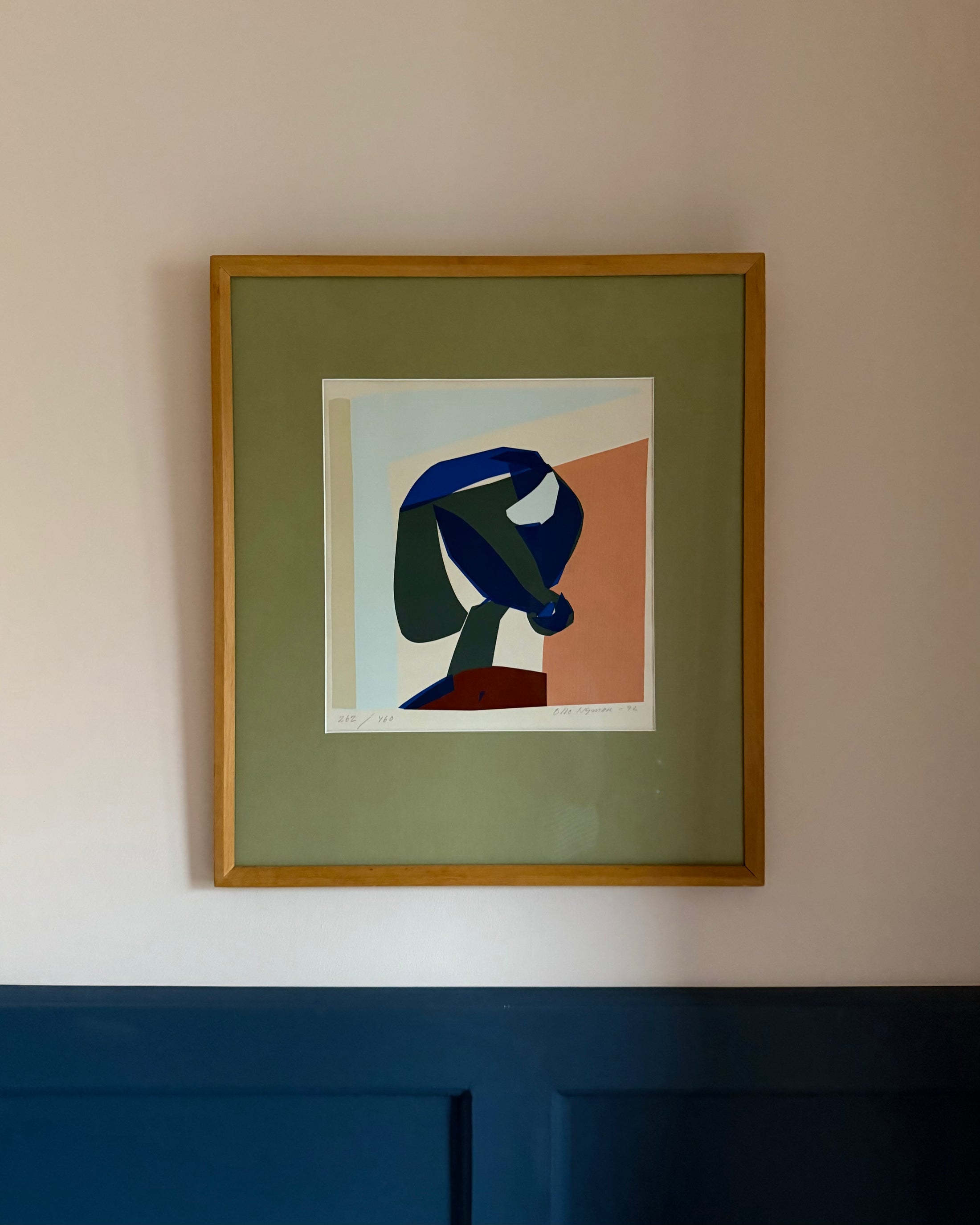 Framed Color Lithograph