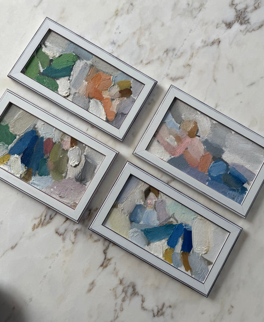 Set of Four Paintings