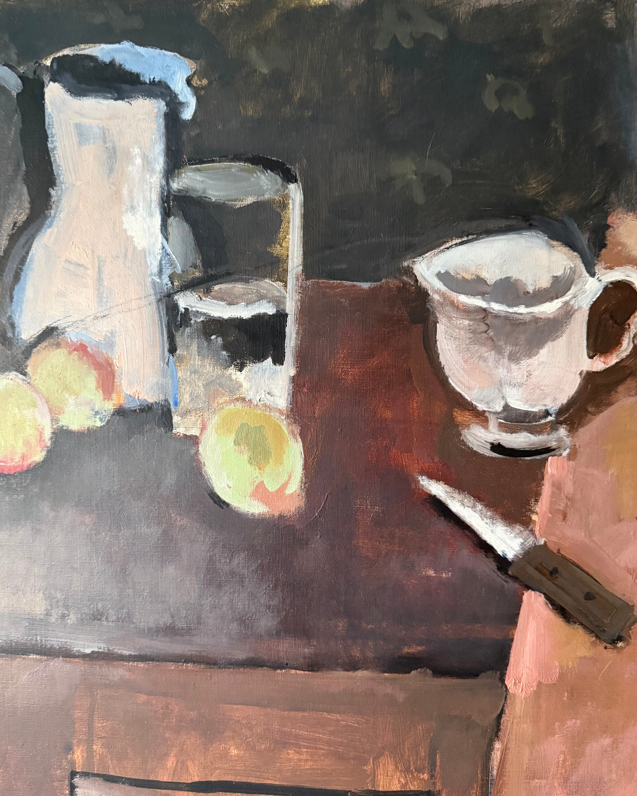 Large Still Life in Brown