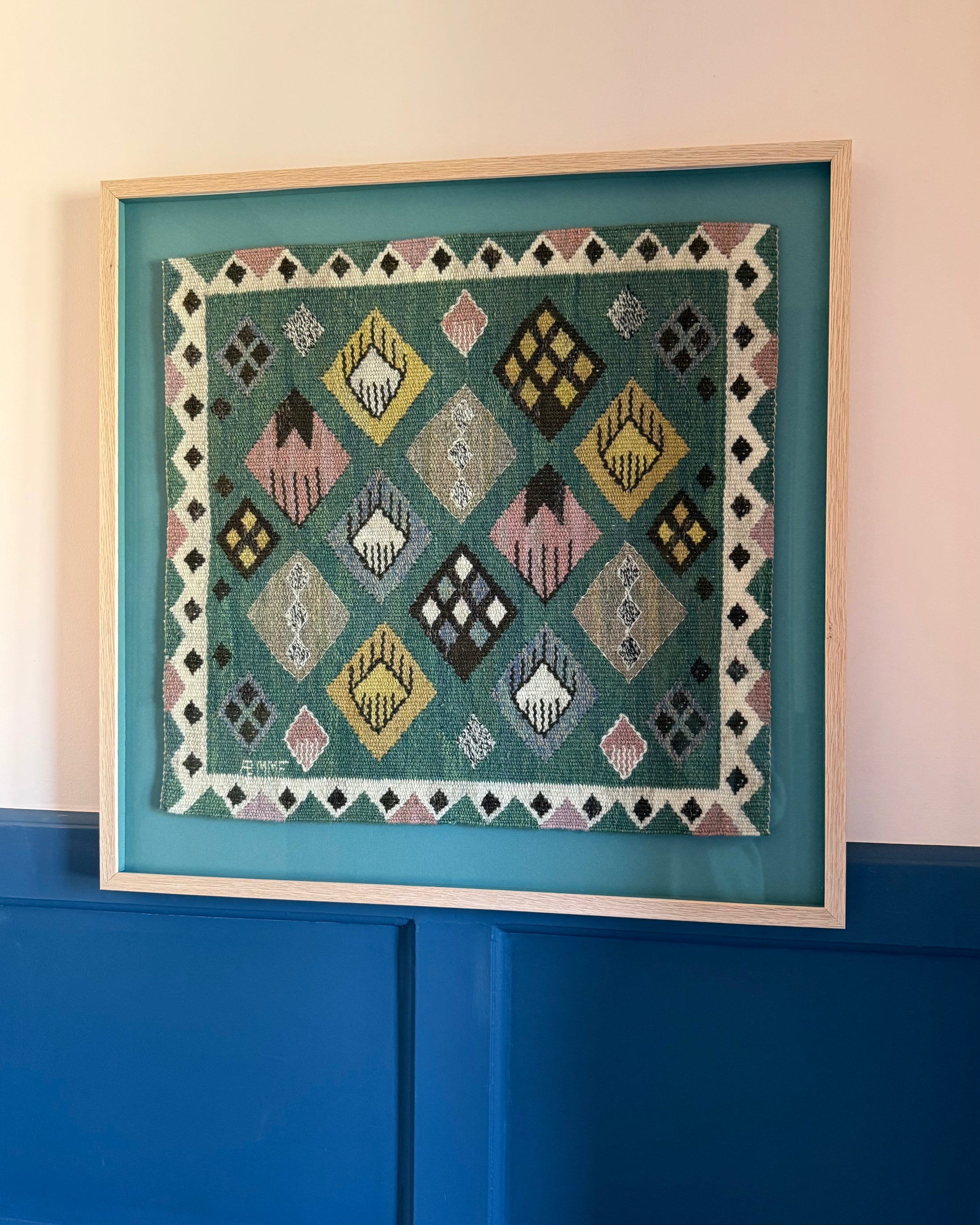 Framed Vintage Tapestry - Knoppen by Märta Måås-Fjetterström