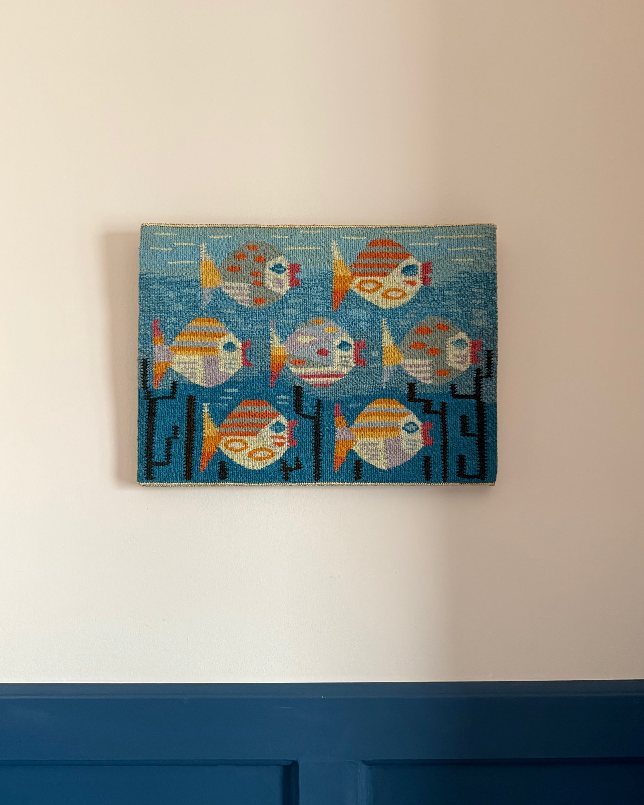 Vintage Tapestry - Fish