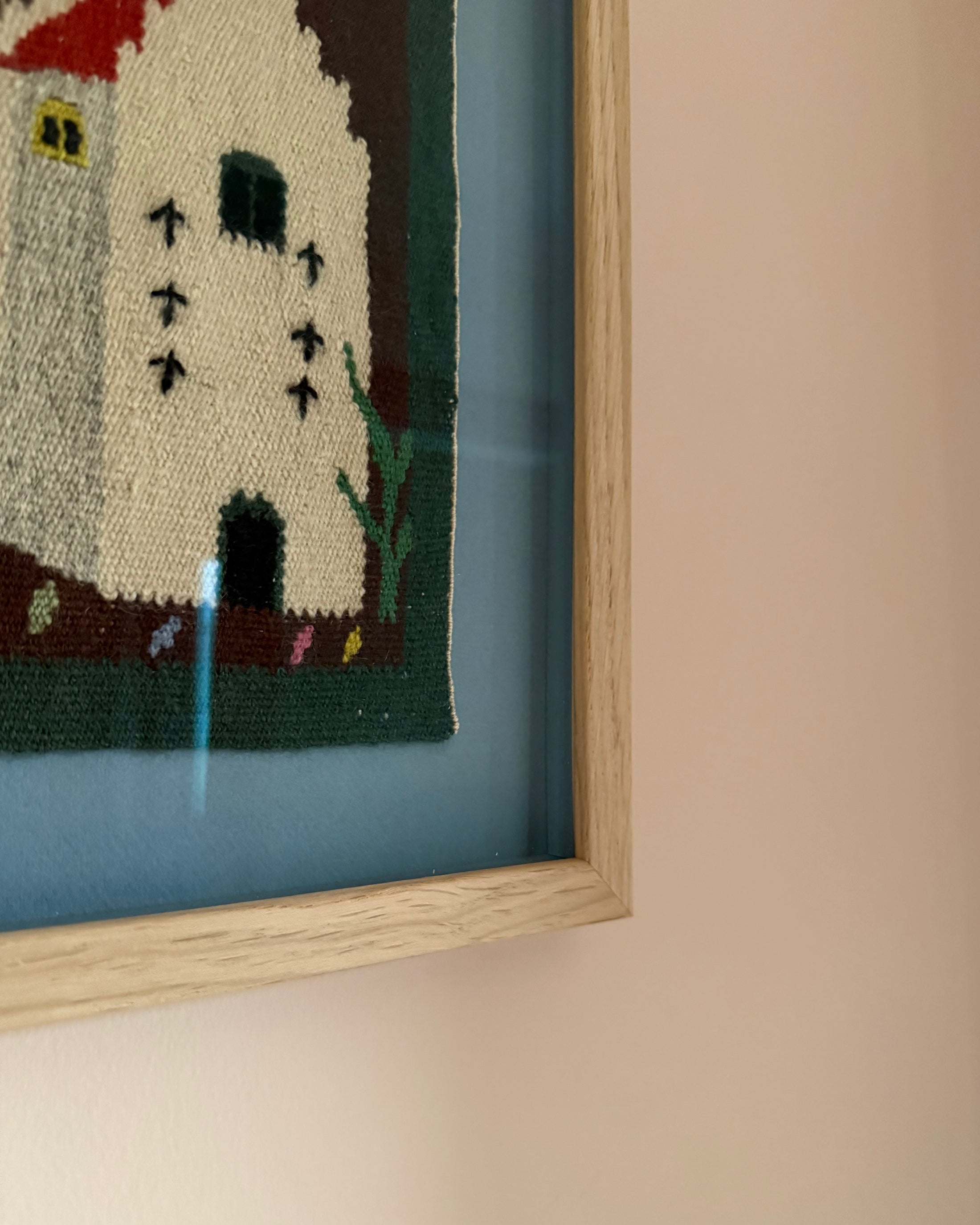 Framed Vintage Tapestry - The Church