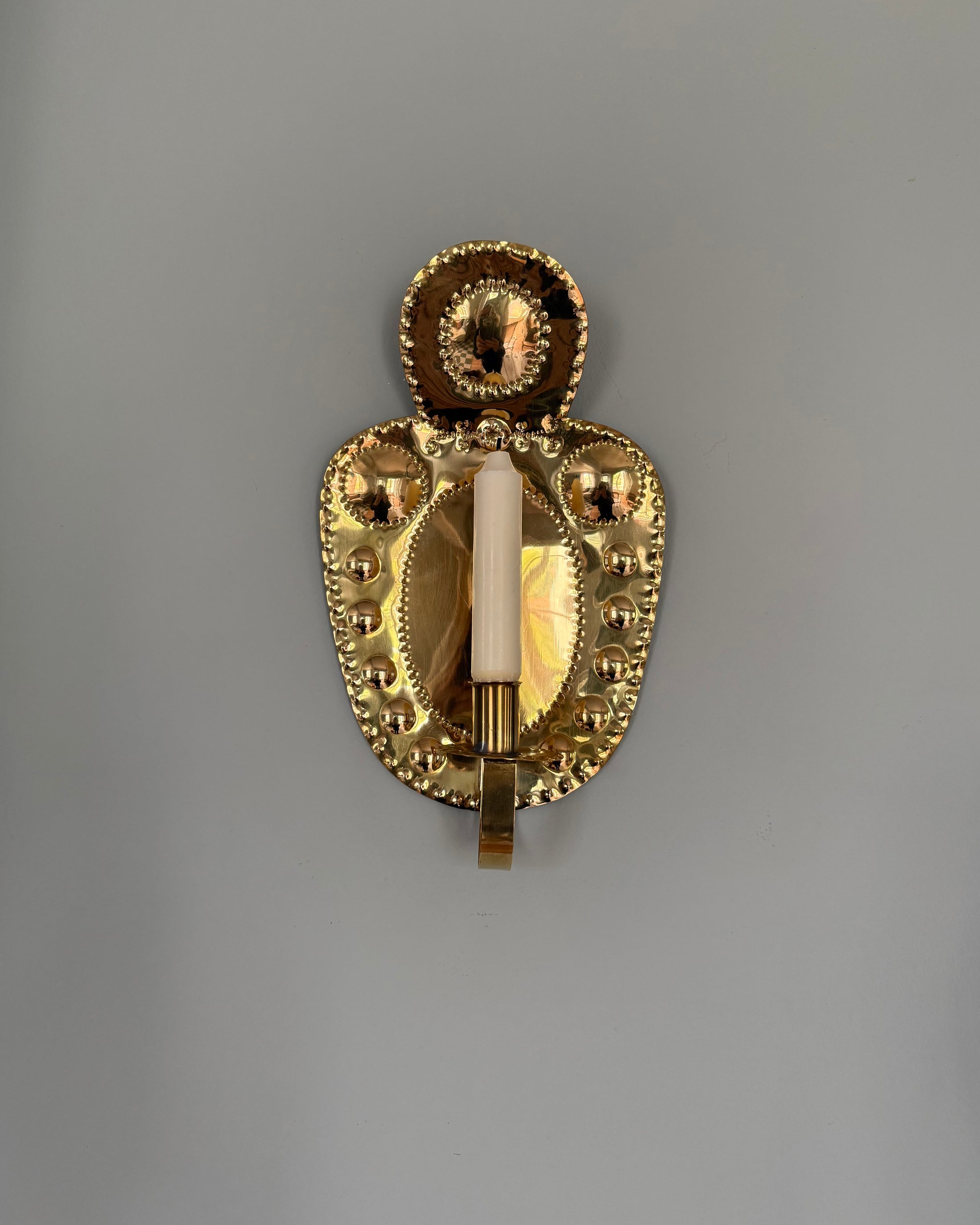 Pair of Brass Wall Sconces