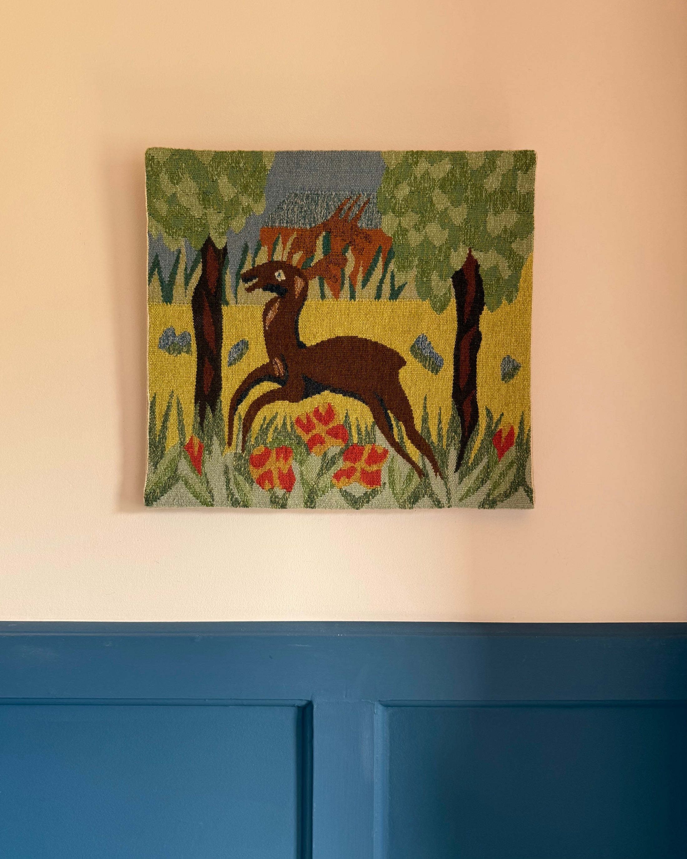 Vintage Deer Tapestry