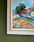 Load image into Gallery viewer, Large Mid-Century Oil Painting
