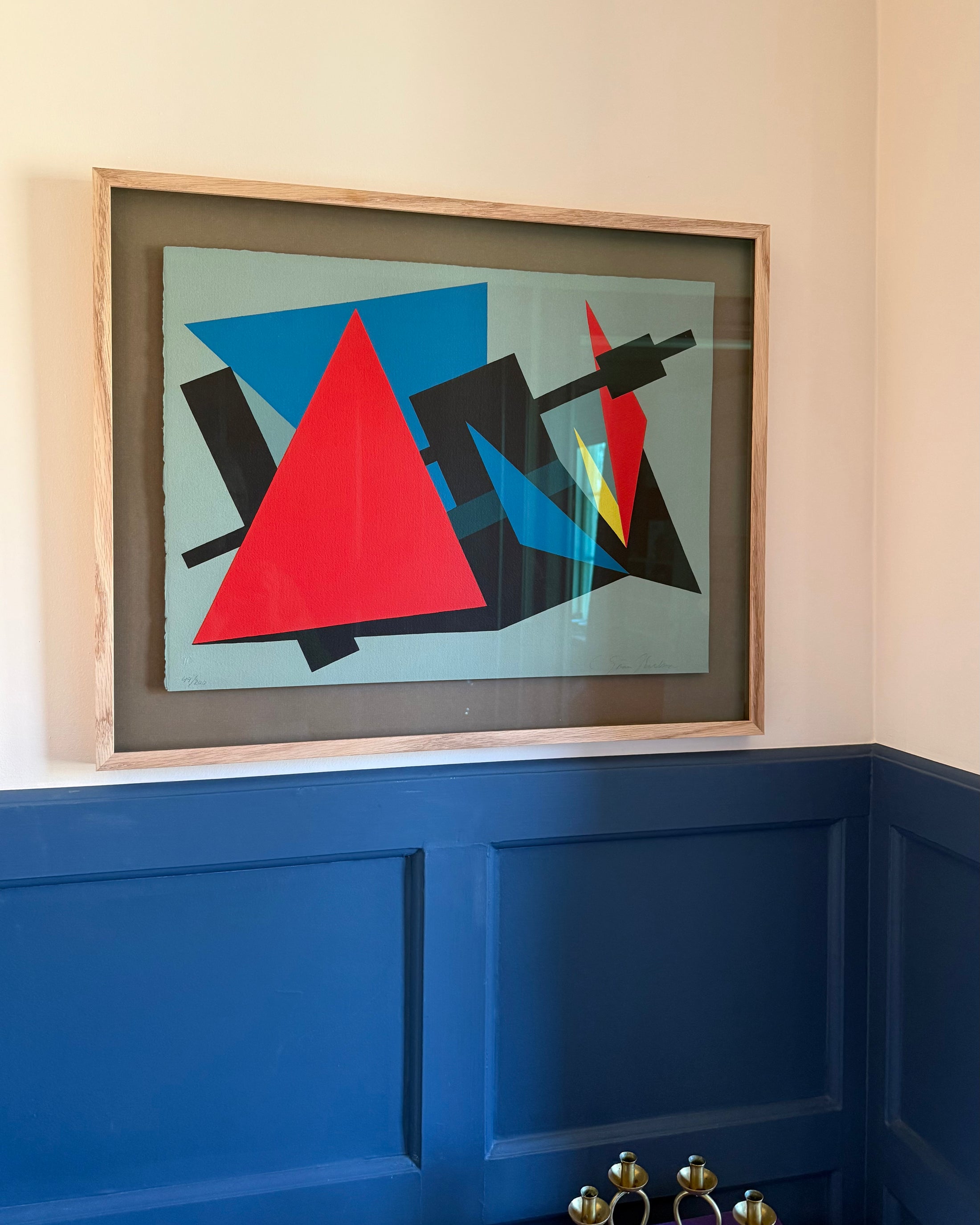 Framed Color Lithograph
