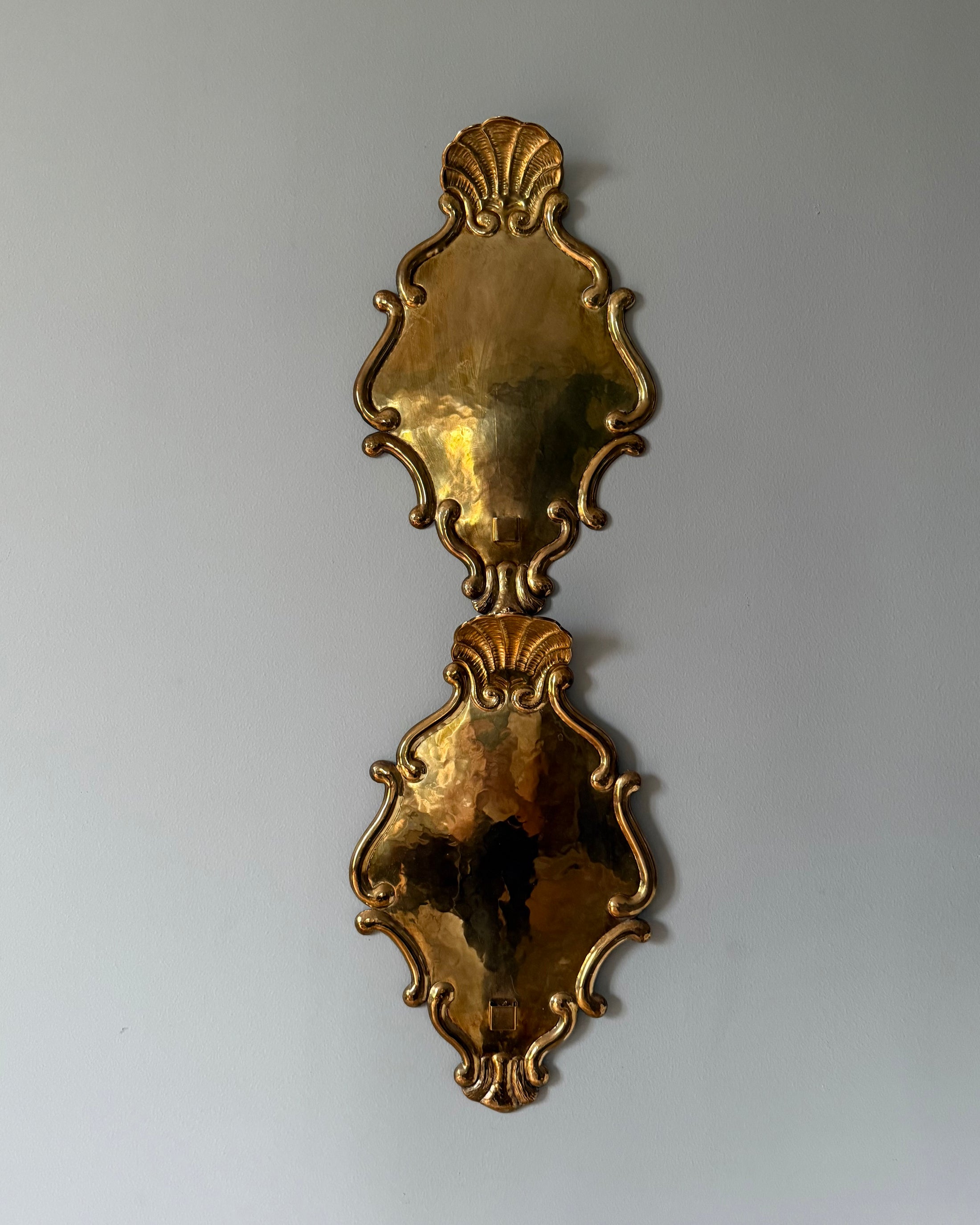 Pair of Brass Wall Sconces
