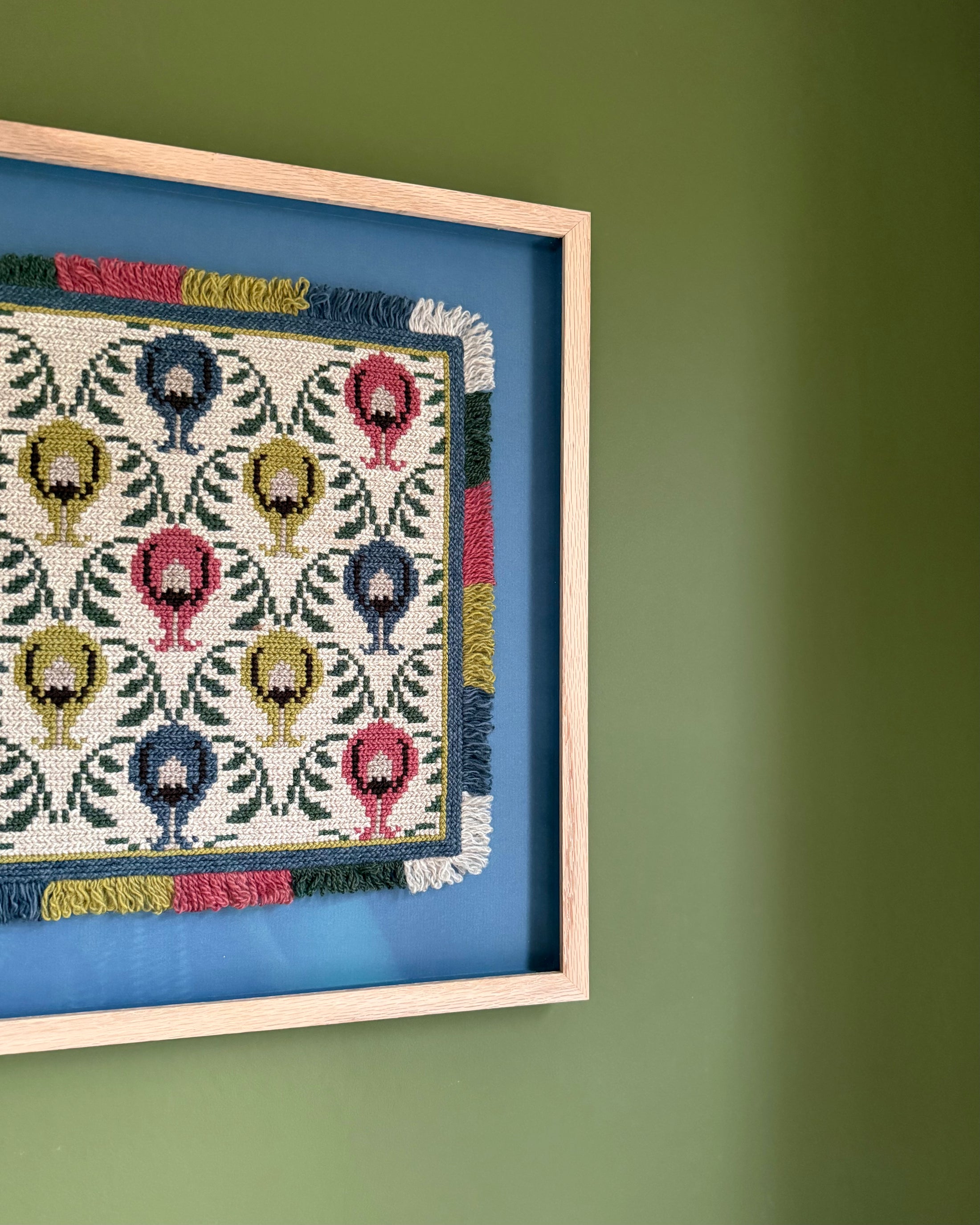 Framed Vintage Tapestry