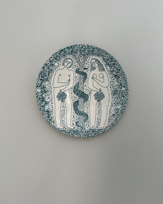 Wall Plate "Adam and the Two Serpents"