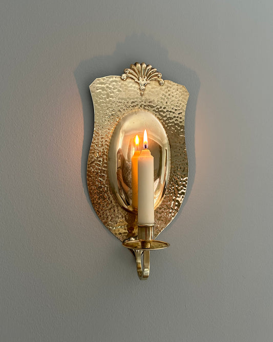 Single Brass Wall Sconce