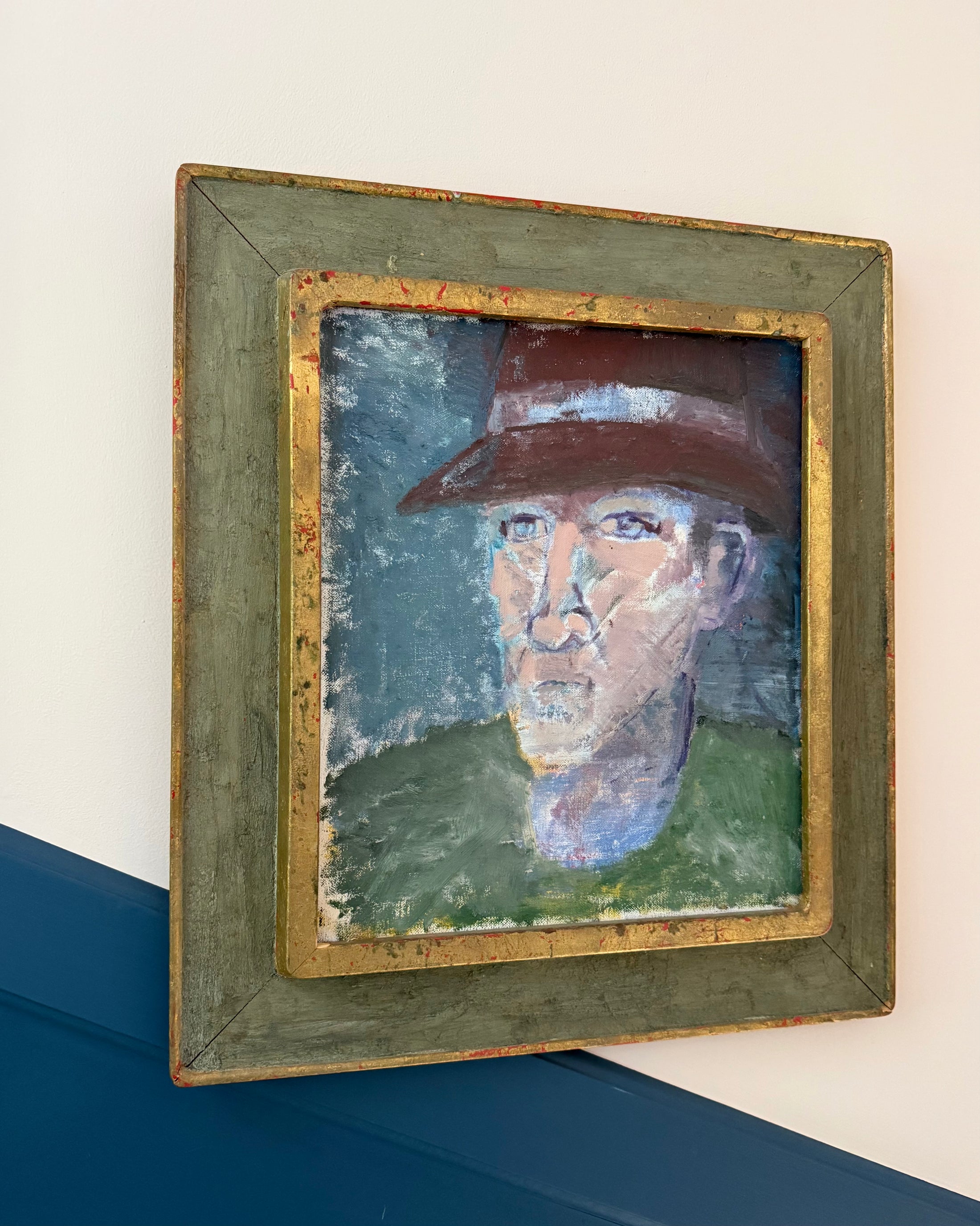 Man in Burgundy Hat