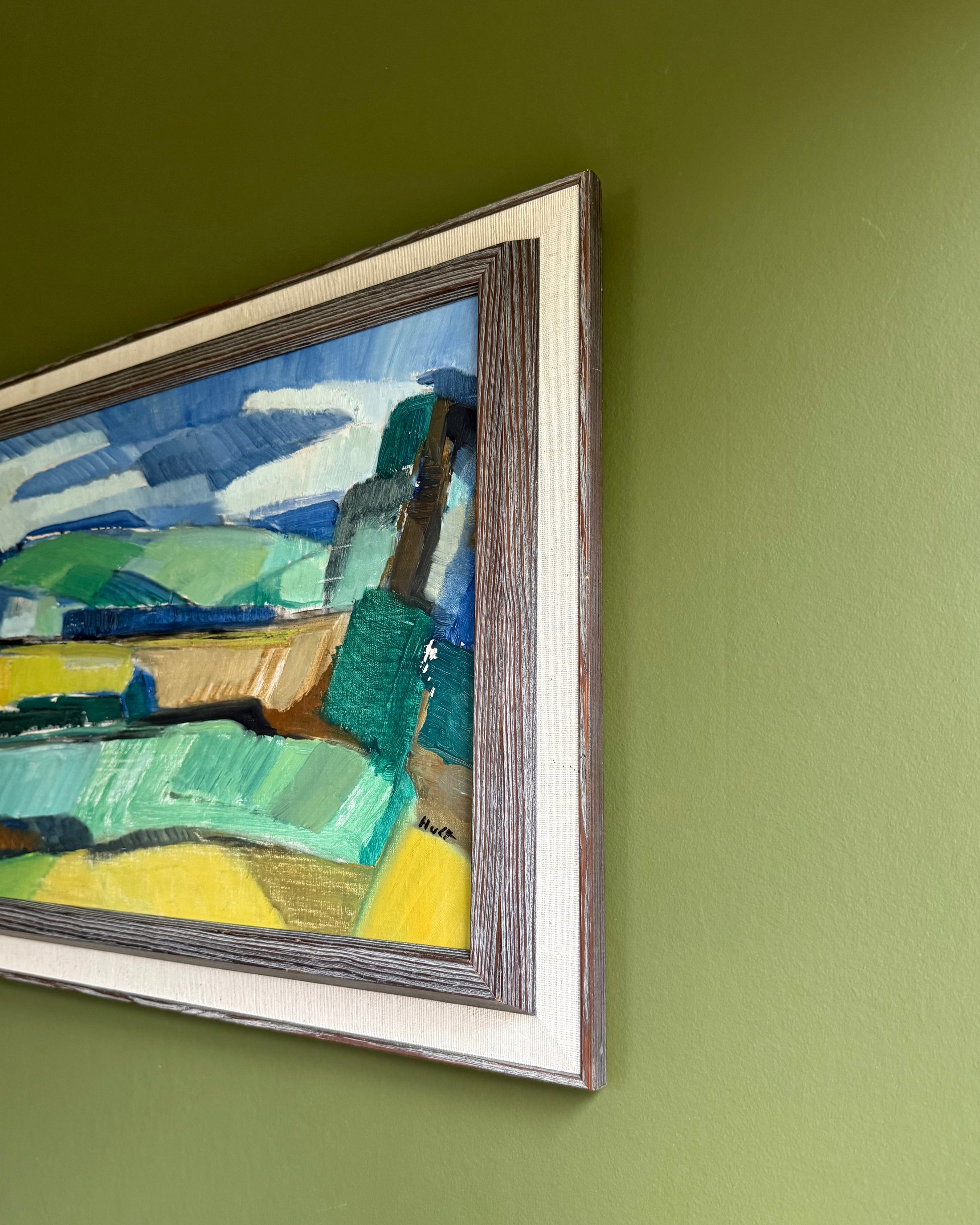 Blue and Green Landscape