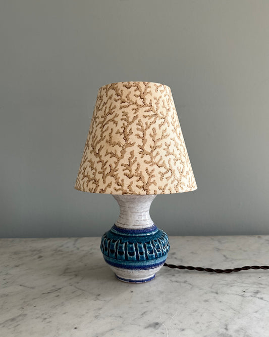 Small Vintage Table Lamp with Shade