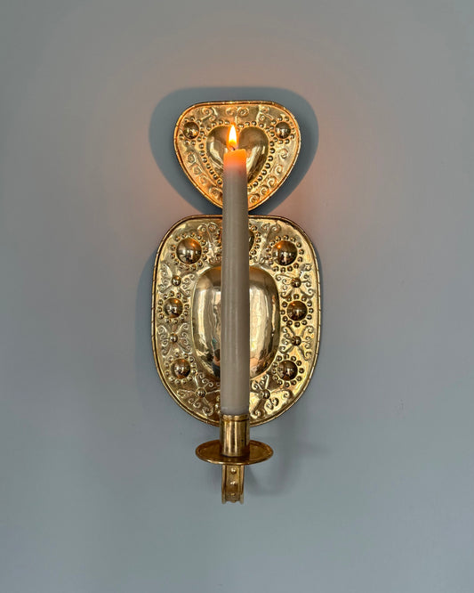 Pair of Brass Wall Sconces