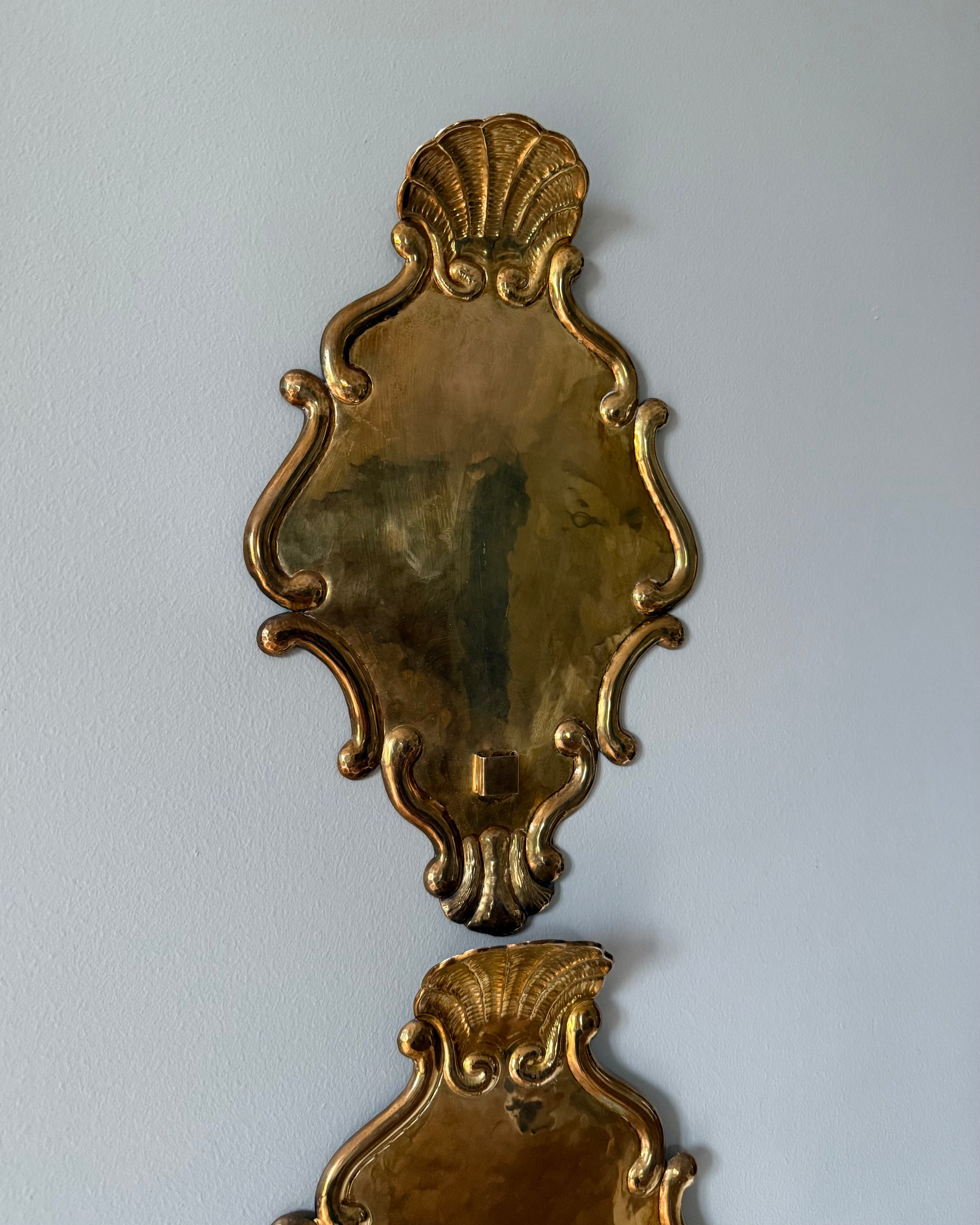 Pair of Brass Wall Sconces