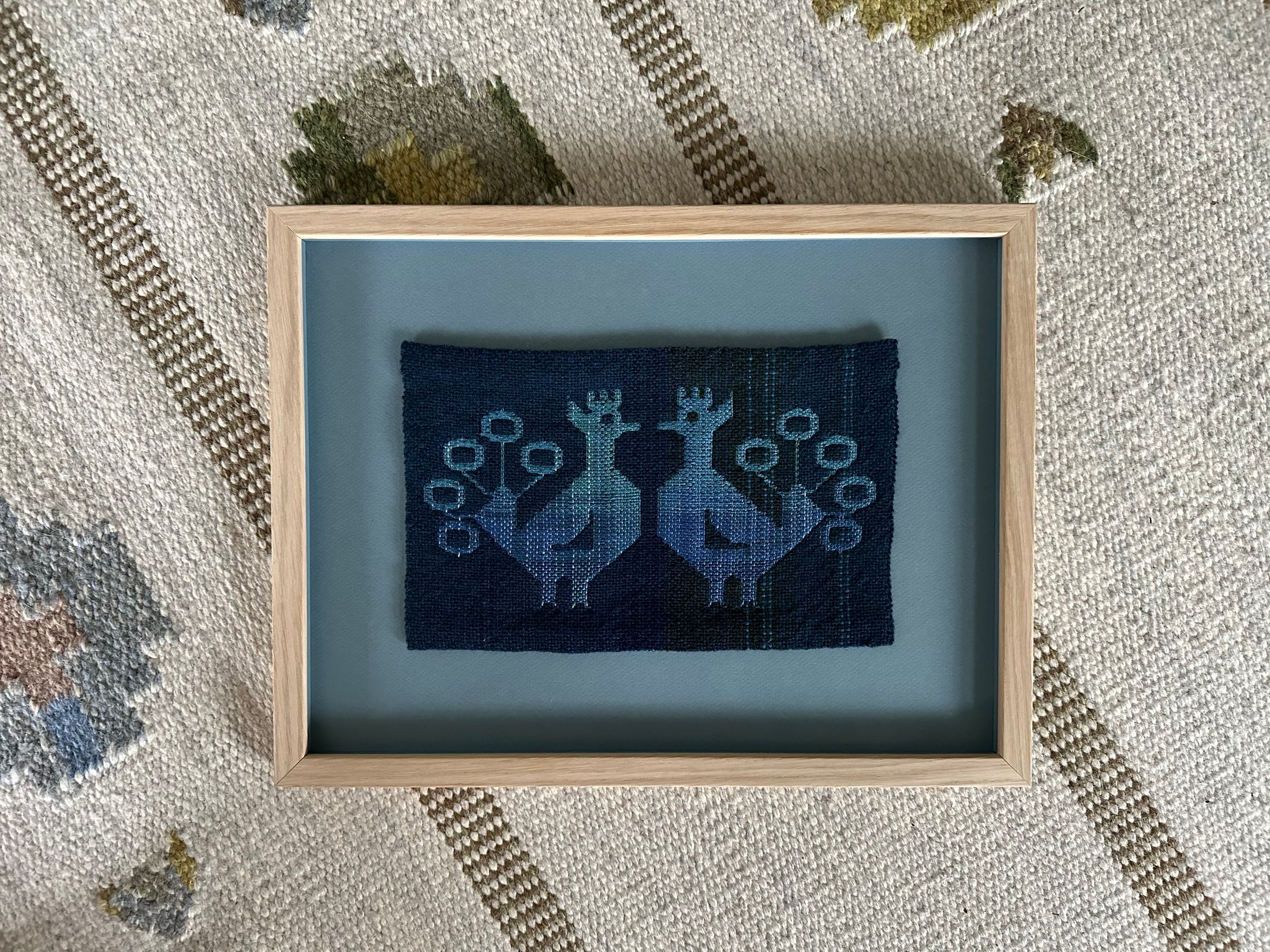 Framed Vintage Tapestry