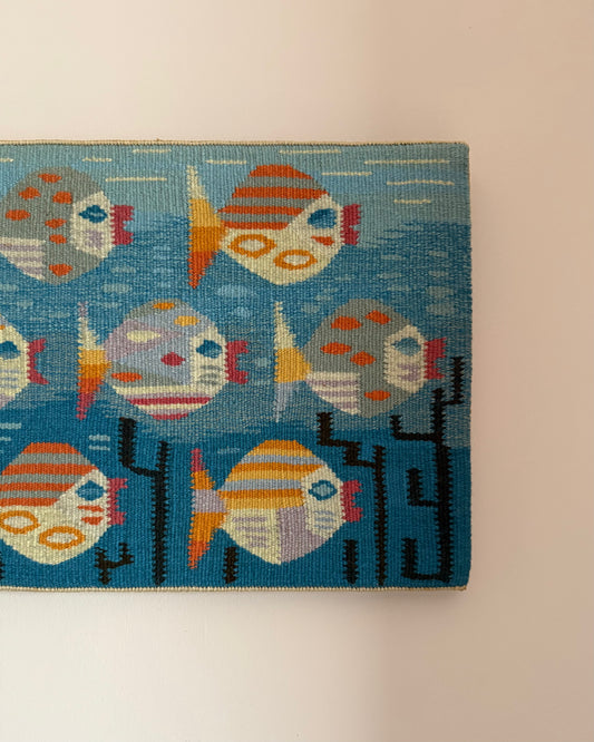 Vintage Tapestry - Fish