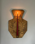 Load image into Gallery viewer, Large Brass Wall Sconce
