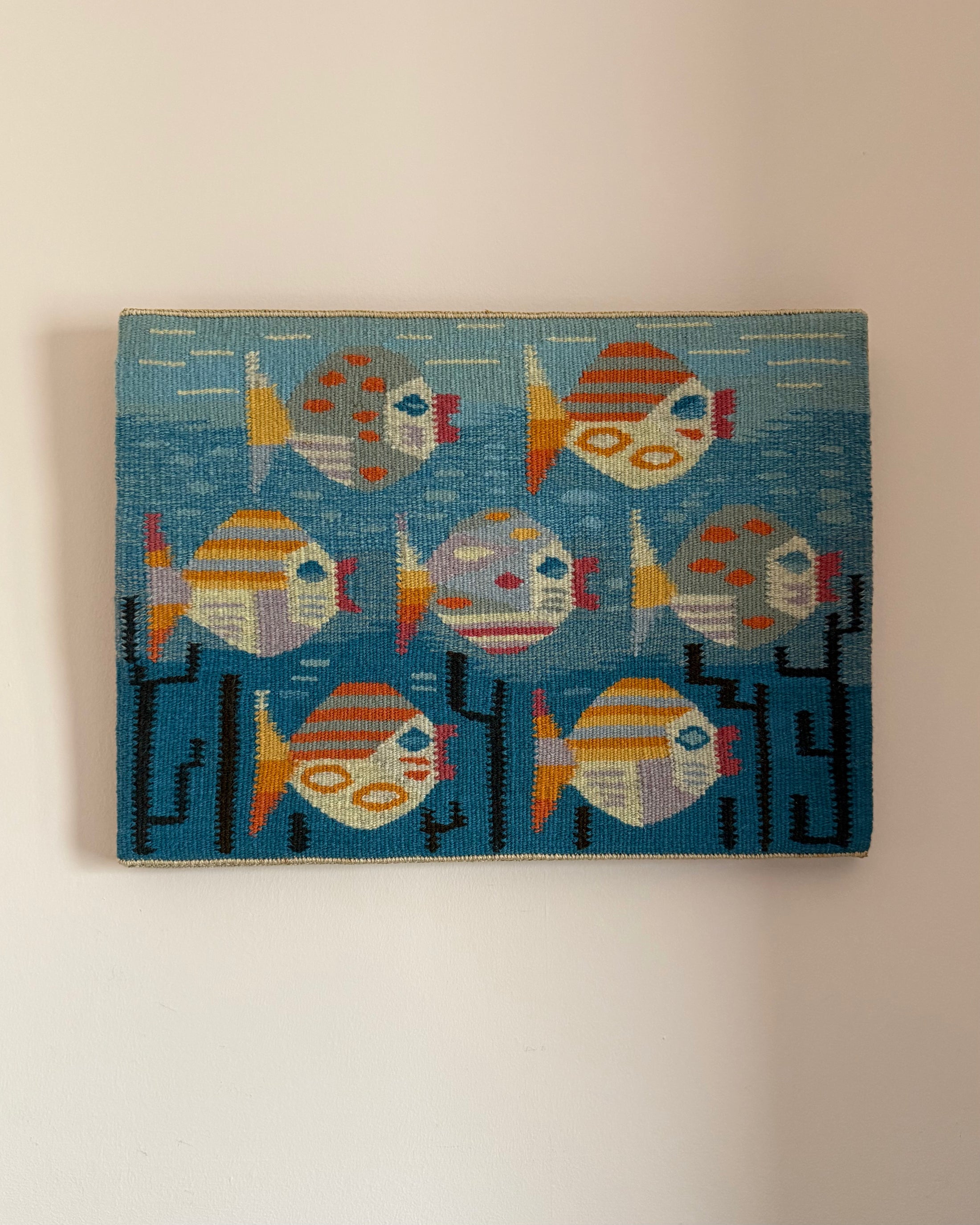 Vintage Tapestry - Fish