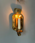 Load image into Gallery viewer, Pair of Brass Wall Sconces
